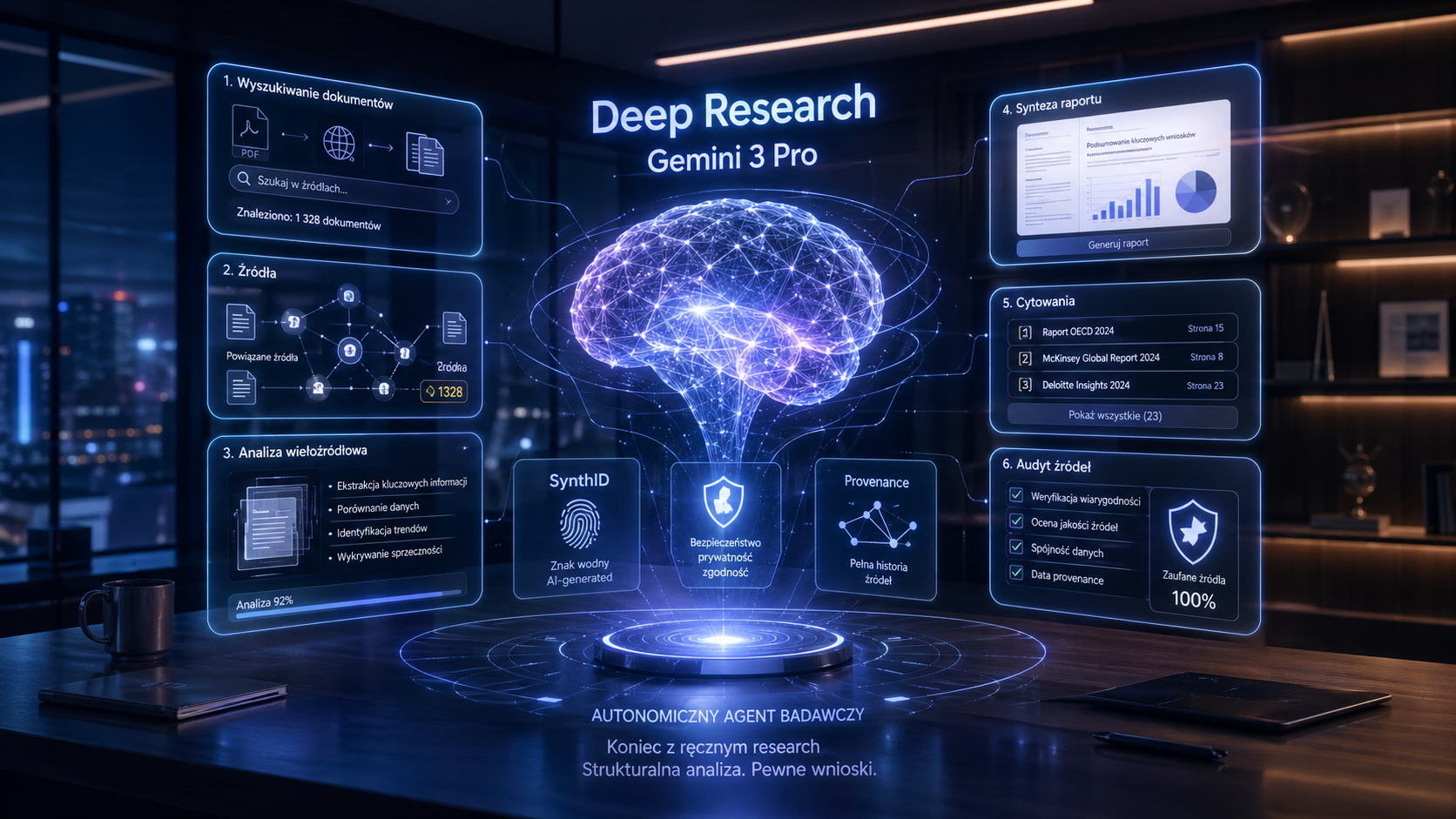 Google Deep Research na platformie Gemini 3 Pro: Koniec ręcznego researchu jaki znamy?