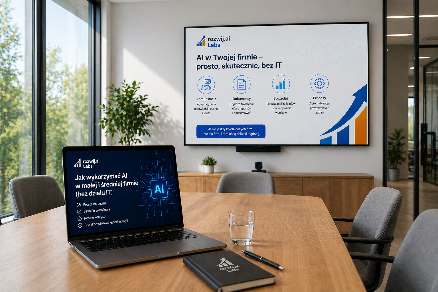 Jak wykorzystać AI w małej i średniej firmie (bez działu IT)