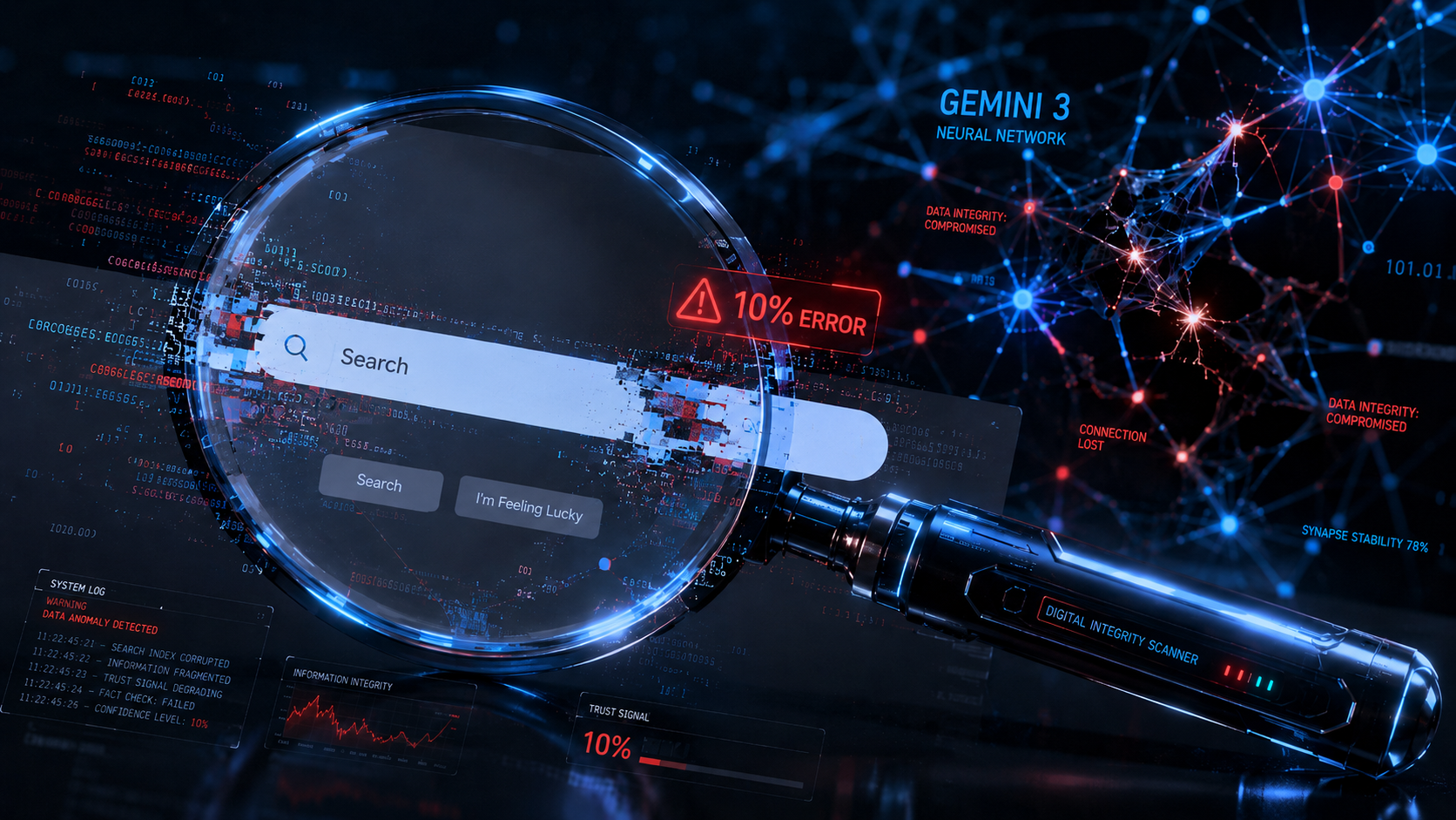 Analiza błędów Google AI Overviews